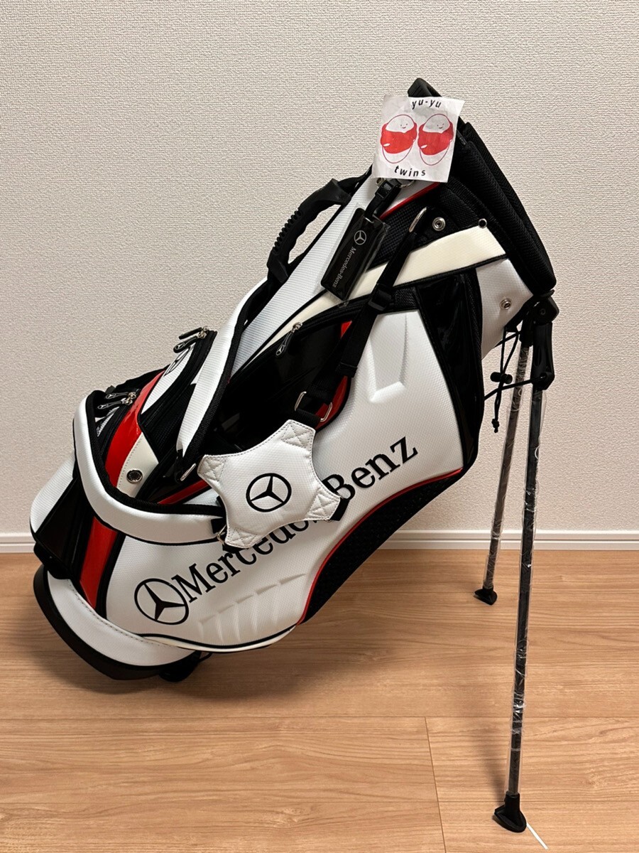 Benz メルセデスベンツゴルフ Golf Club Bag Mercedes-Benz Stand Golf Club Bag Caddie Caddy Black 9.0 For