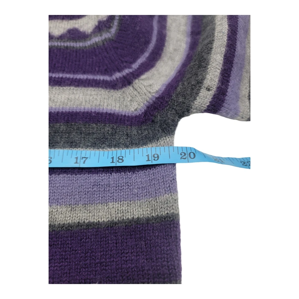 Vtg Karen Scott Sweater Women PS Wool Fair Isle Cardigan Grandmacore Holiday  - Image 4 of 4