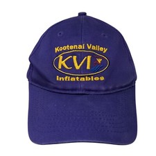 Kootenai Valley Inflatables Strapback Hat Purple Youth Embroidered