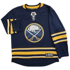 Buffalo Sabres Jersey Mens L Blue 2019 Home Hockey Breakaway Blank NHL Fanatics