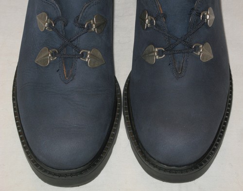 Zapatos Oxford Santana Canadá Informales Azul Nubuck Cuero Mujer EE. UU. Talla 8 - Imagen 4 de 15