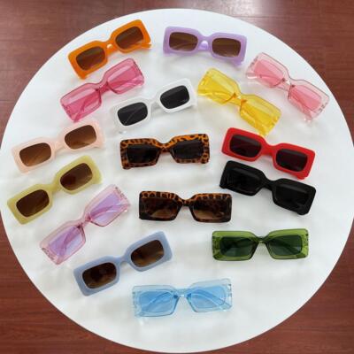 Rectangle Sunglasses Sunglasses for Women Men Y2K à prix réduit Sun Glasses Vintage Shades