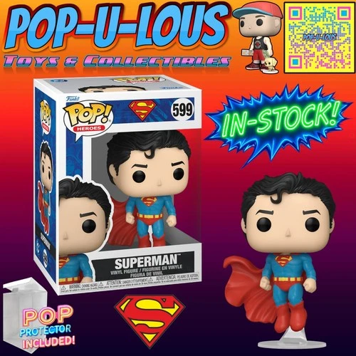 DC Comics New Classics Superman Funko Pop! Vinyl Figure #599 ✅IN-STOCK✅