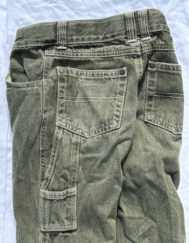 Gap Kids 1969 Jeans Straight Whiskers + Gymboree Classic Olive Green Boys 6 - Picture 5 of 7