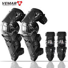 4Pcs Motorcycle Protective Kneepad Sport Knee Pad Hard Shell Protector Knee & El