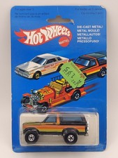 Hot Wheels 1981 Mainline - Ford Bronco 4-Wheeler - Blackwall - 1690 - black OVP