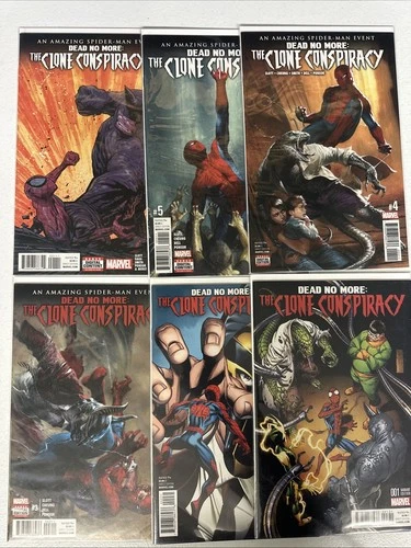Amazing Spider-Man Dead No More The Clone Conspiracy #1-5 + Omega VF/NM *S12