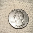 1954 S Washington Quarter San Francisco 25C Silver Circulated US Coin Variety