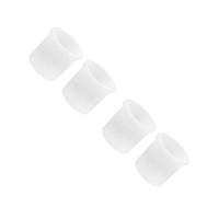 4Pcs Durable Silicone Plugs for Umbrella Hole Patio Table Protection White