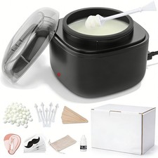 CAVSTORM Nose Hair Waxing Kit Smart Temp Control USB-C Fast Heating for Unisex