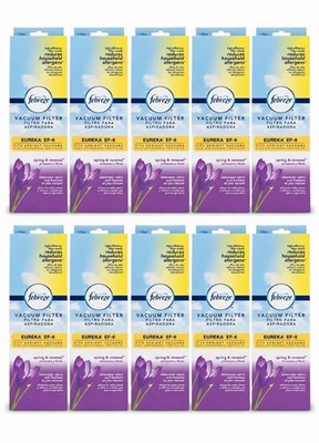 Febreze Eureka EF-6 Upright Vacuum Filter Spring Renewal Scent Lot Of 10