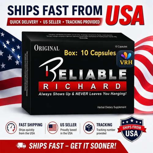 Reliable Richard Original - Men's Nutritional Supplement Free Shipping USA - Picture 1 of 6