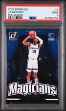 2024 PANINI DONRUSS MAGICIANS #7 JA MORANT PSA 9