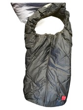 Kaiser Kinderwagen Fußsack Lammfell Winter warm Baumwolle Schwarz 36x70cm