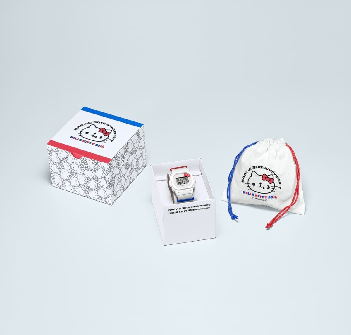 Hello Kitty Casio G-Shock Baby-G BGD-565KT-7JR Watch 50th