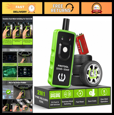 #ad TPMS Relearn Tool for GM Ford 2IN1 Tire Pressure Monitor Sensor Reset amp; Activa $33.99