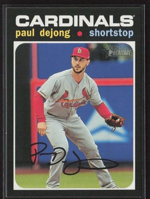 2020 Topps Heritage #476 Paul DeJong Short Print SP