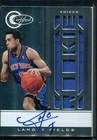2010-11 Landry Fields Rookie Patch Auto Totally Certified /599 #160 NY Knicks