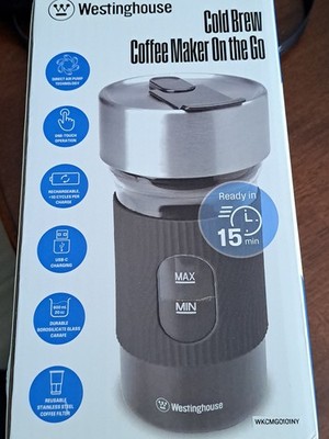 Westinghouse Cold Brew Coffee Maker On The Go New In Box