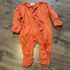 Girls 6m Baby Sleeper Layette Pajama 2 Way Zipper 100 Bamboo