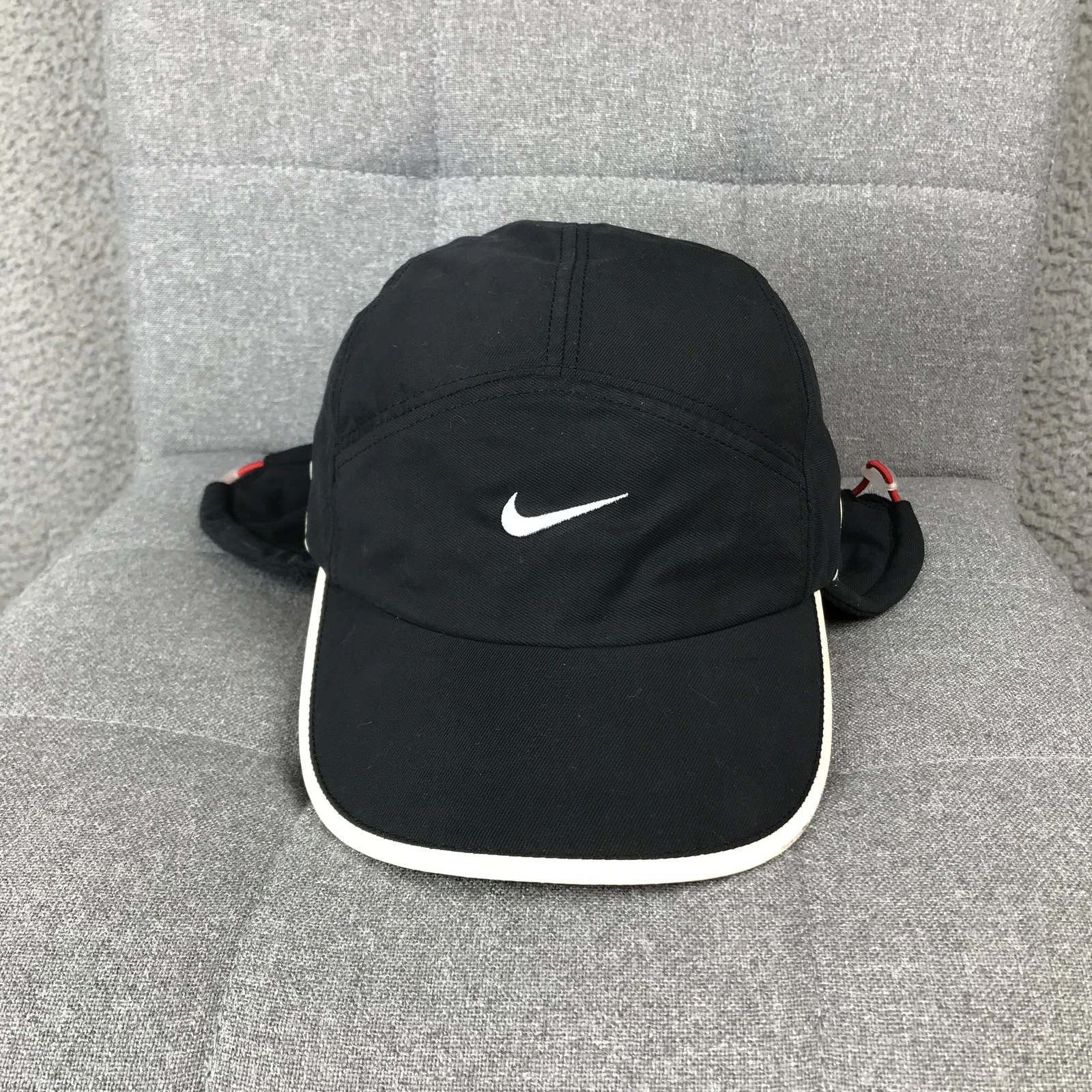 Nike Hat Cap Strap Back One Size Black Mens Fleece Ear Neck Flap Winter
Opens in a new window or tab