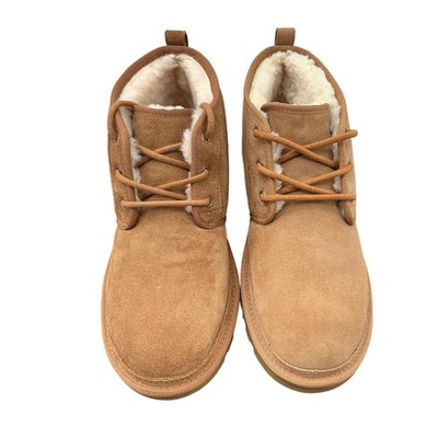 UGG Neumel Chestnut Suede Lace Up Chukka Boots Mens 3236