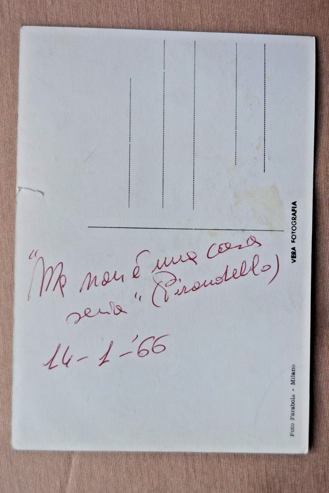 Photo Dédicacée Soprano Maria Luisa Barducci – Autographe Original