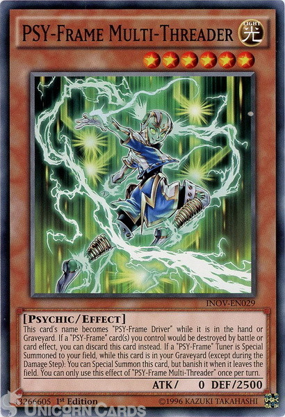 INOV-EN029 PSY-Frame Multi-Threader Common 1st Edition Mint Yu-Gi-Oh! Card