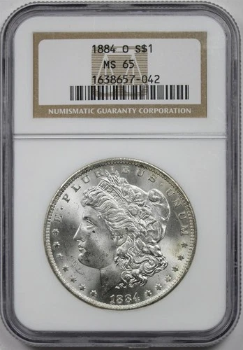 1884-O $1 NGC MS 65 Morgan Silver Dollar