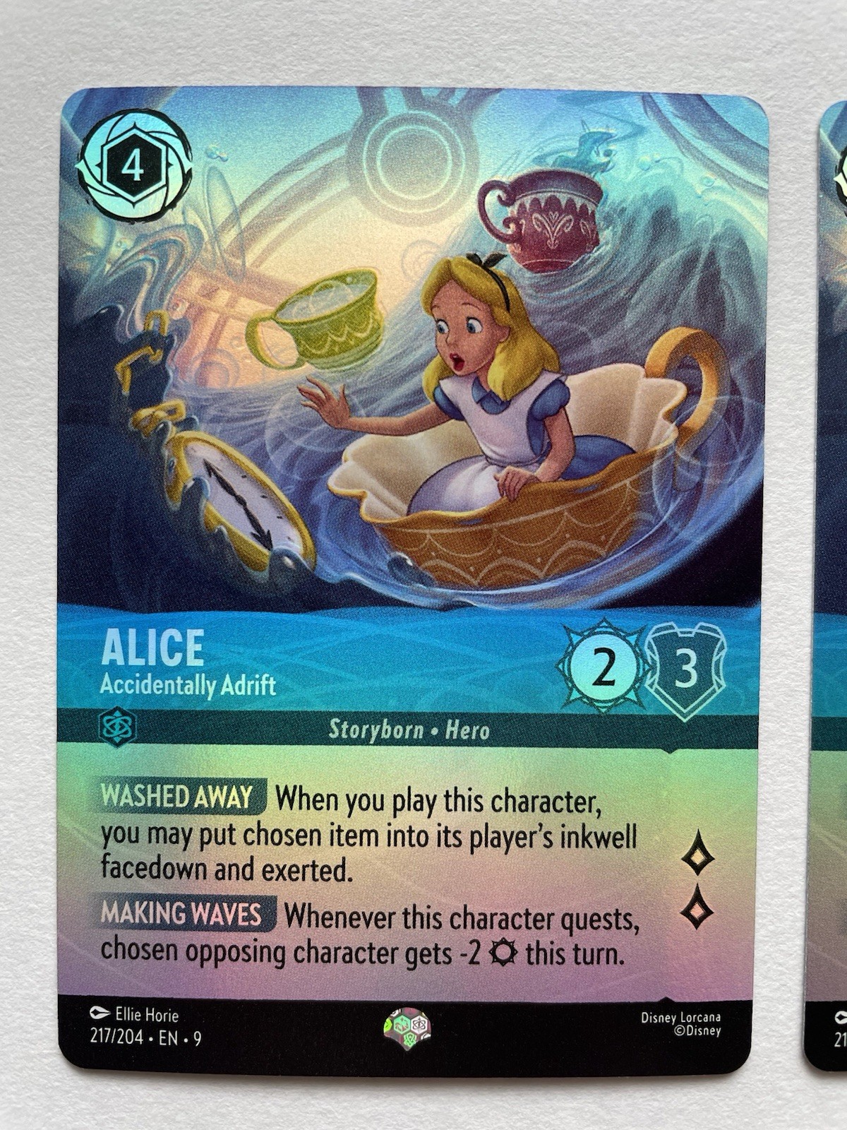 Disney Lorcana TCG Alice - Accidentally Adrift EPIC 217/204 Fabled