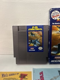 F-15 Strike Eagle CIB Nintendo NES Complete Box Manual