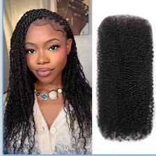 100 Afro Kinkys Bulk Human Hair for Twists, Afro Kinkys Human Hair Bulk 22