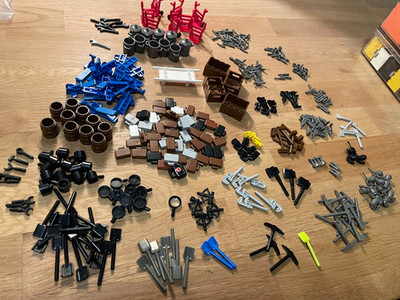 Lego Minifiguren ZUBEHÖR Werkzeug, Sackkarre, Wagenheber