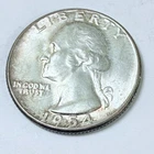 1954 Washington Quarter - 90% Silver - Circulated Coin #5156