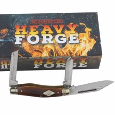 Rough Ryder Heavy Forge Stockman Folding Pocket Knife RR1977 Carbon Steel