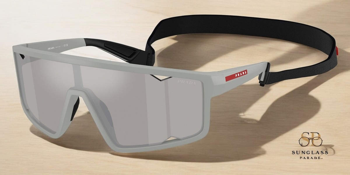 PRADA LINEA ROSSA PS A03S 13Z05A Matte Iron Grey Mir Silver 41