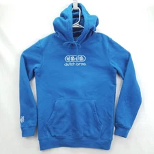 Dutch Bros Hoodie Mens Medium Pullover Coffee Graphic Sweatshirt Embroidered