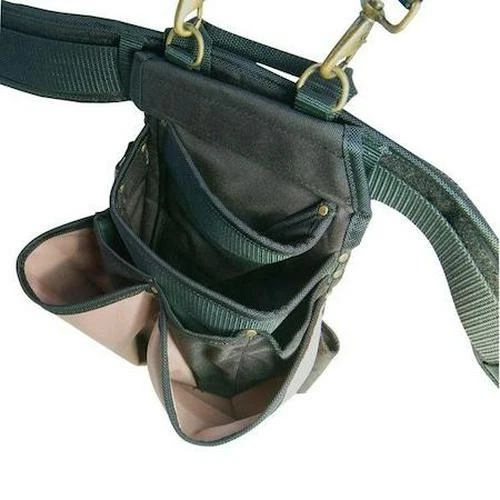 Tool Belt Rig 28 Pocket Black Padded Suspenders Drill Holder CLC Electrician - Image 4 of 4