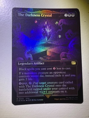 The Darkness Crystal Borderless Final Fantasy Foil 335