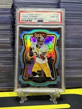 James Conner 2017 Panini Select #196 Light Blue Prizm Die-Cut Rookie /99 PSA 10