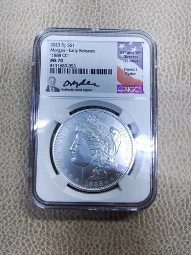 2023 fiji S$1 Morgan early releases 1888 CC MS 70 NGC