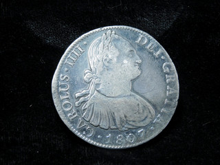 Moneta 8 reales Messico 1807