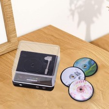 Mini Player Furniture Model Miniature Record Player