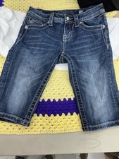 Miss Me Bermuda Denim Shorts Girl Size 14 JK5100M9