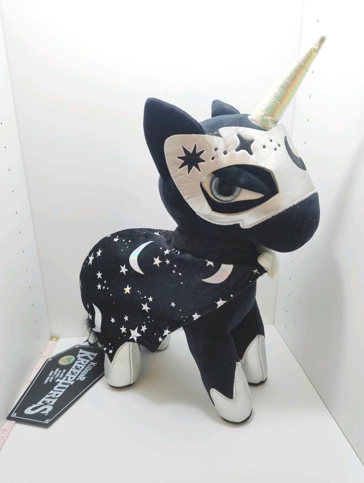 Killstar Kreeptures Magus Myth Unicorn Plush 2020 Black & White  9