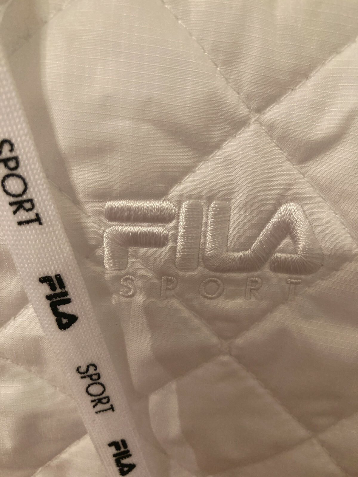 Carina Giacca Atletica Da Donna BIANCA TAGLIA GRANDE FILA con Cappuccio Zip Intera Trapuntata