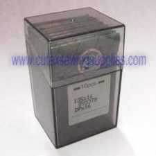 100 Organ Titanium 135X16 DPX16 Walking Foot Machine Wedge Point Leather Needles