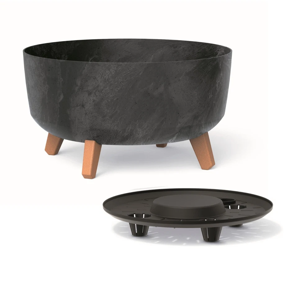 Bonsai Schale Baum Mini Garten Blumentopf an den Füßen Pflanzkübel mit Einsatz - Bild 3 von 4