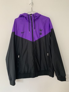 NIKE TOTTENHAM HOTSPUR PURPLE/BLACK WOVEN WINDRUNNER ...