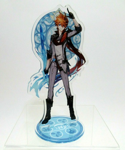 Genshin Impact Tartaglia "Childe" Acrylic Foundation Anime Character Desk Figure - Picture 1 of 6